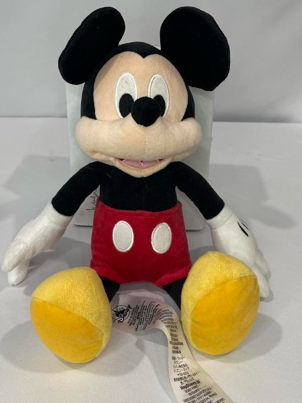 Disney Mickey Mouse Plush in Black, Red, White, Yellow